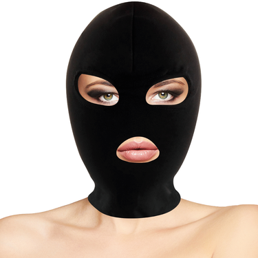 Maschera Fetish Unisex in Spandex con Apertura Bocca e Occhi